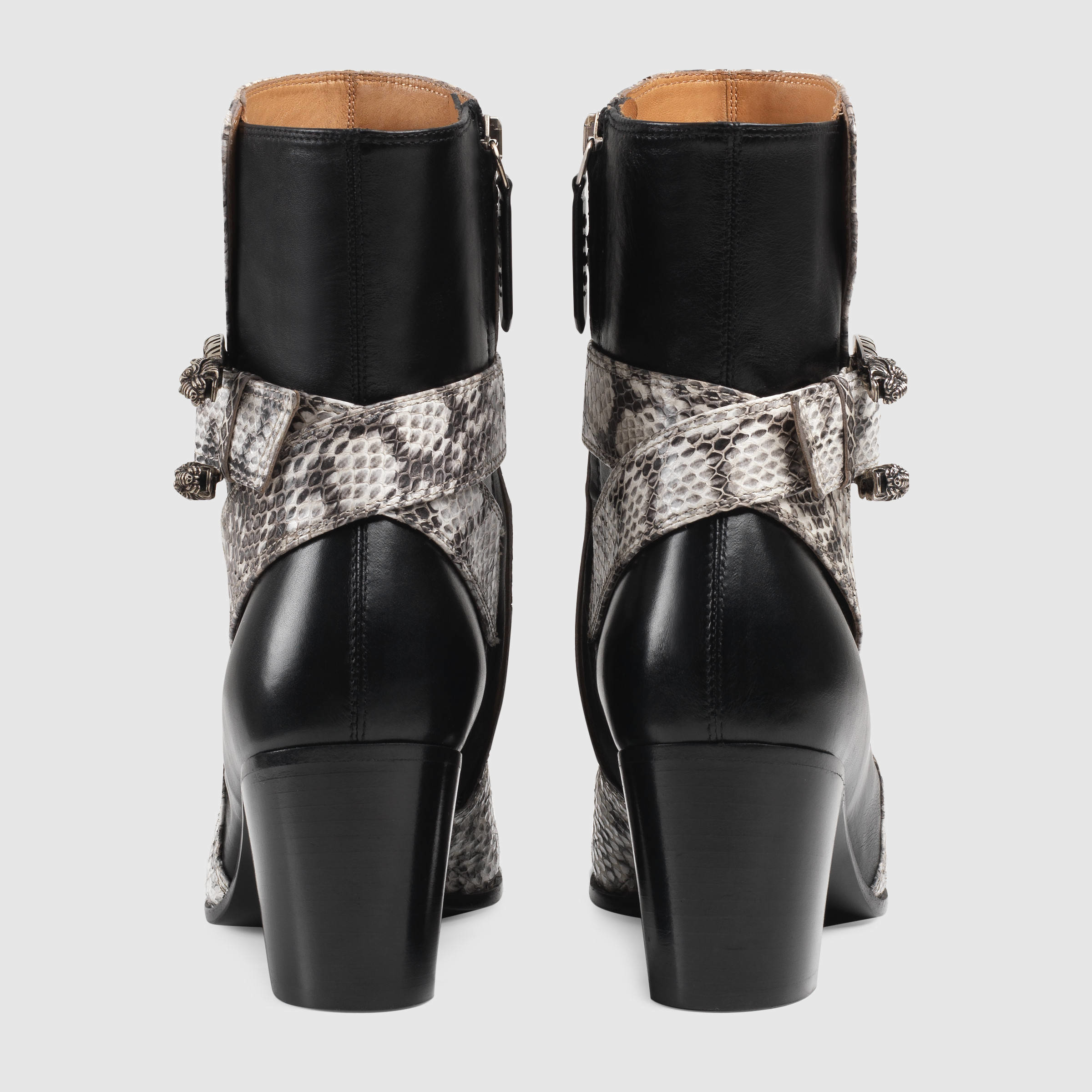 snake boots gucci